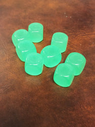 Green Glow in the Dark Blank d6 16mm Dice DIY (sold per die) (Online Only)