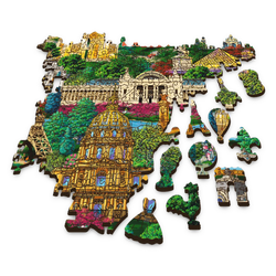 Trefl Wood France - Famous Places 1000 Piece Wooden Puzzle (ONLINE ORDER ONLY)