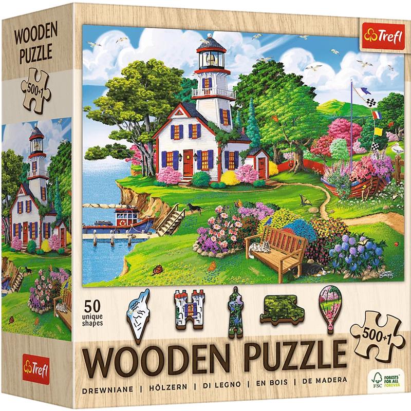 Trefl Wood Summer Haven 500 +1 Wooden Puzzle (ONLINE ORDER ONLY)