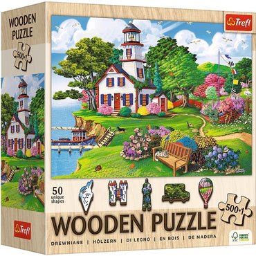 Trefl Wood Summer Haven 500 +1 Wooden Puzzle