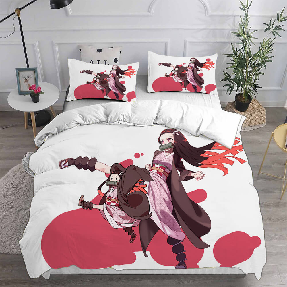 2021 Demon Slayer Kimetsu no Yaiba Bedding Set Duvet Covers Quilt Sets (Online Order Only)