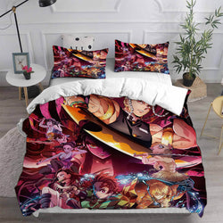 2021 Demon Slayer Kimetsu no Yaiba Bedding Set Duvet Covers Quilt Sets (Online Order Only)