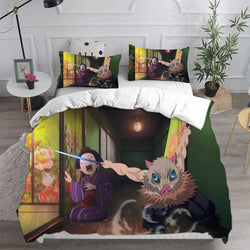 2021 Demon Slayer Kimetsu no Yaiba Bedding Set Duvet Covers Quilt Sets (Online Order Only)