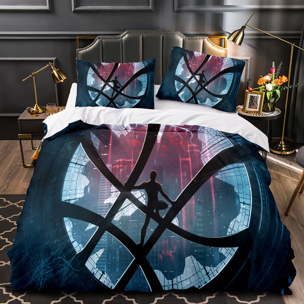 2021 Spider-Man No Way Home Bedding Set Duvet Cover Quilt Bed Sets (Online Order Only)