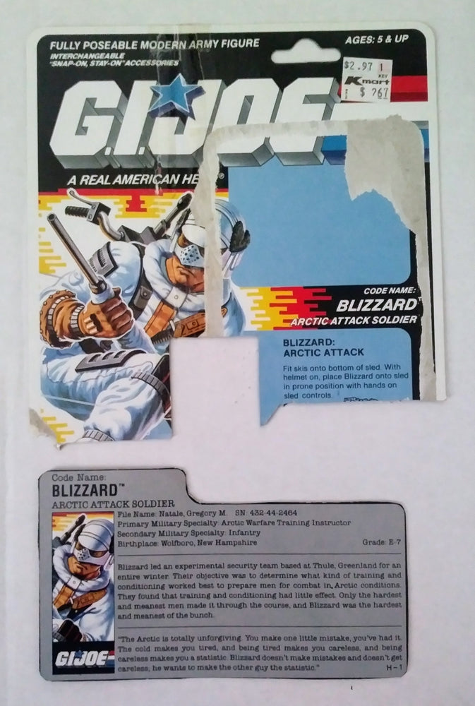 G.I. Joe action figure - Blizzard (Arctic Attack Soldier) (ONLINE ORDER ONLY)