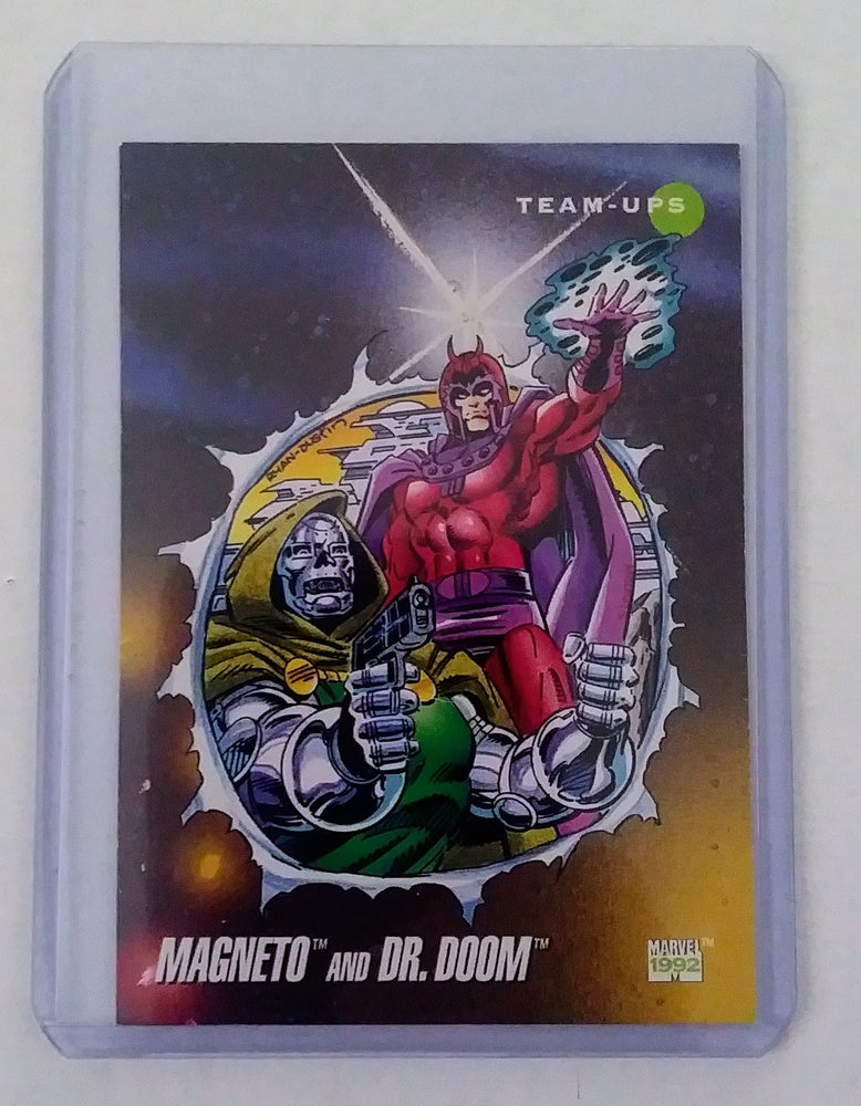 Marvel Universe Card - 1992 #078 Magneto and Dr. Doom (ONLINE ORDER ONLY)