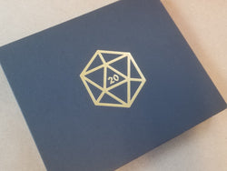 (Resin) 7-Dice Sets Gift Box | 5 Sets, Different Colors, Dungeons & Dragons Dice (Online Only)