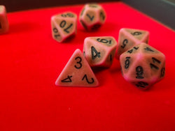 (Resin) 7-Dice Sets Gift Box | 5 Sets, Different Colors, Dungeons & Dragons Dice (Online Only)