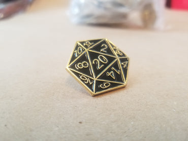 Mystery Dice Lapel Pin (Online Only)