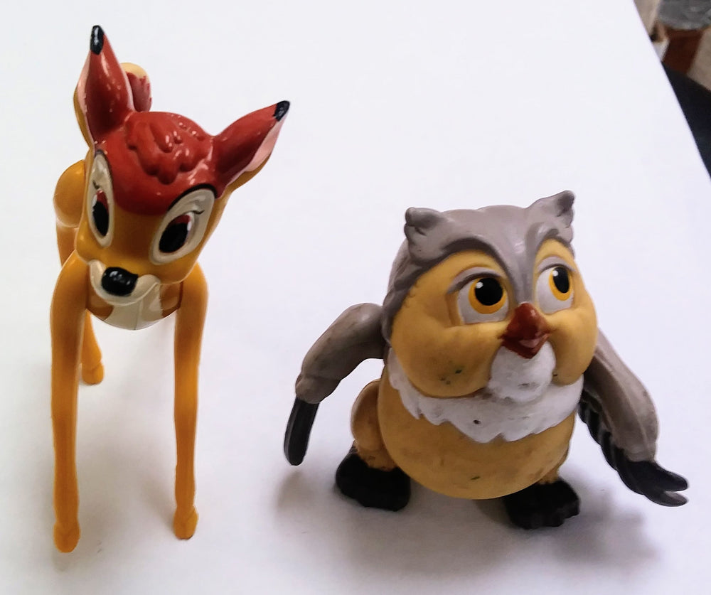 Disney Happy Meal toy set - Bambi and Owl (ONLINE ORDER ONLY)