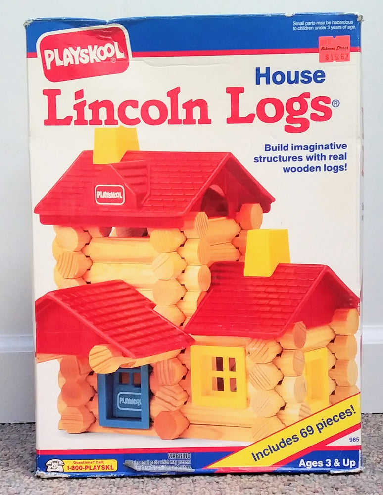 Playskool Lincoln Logs set (ONLINE ORDER ONLY)
