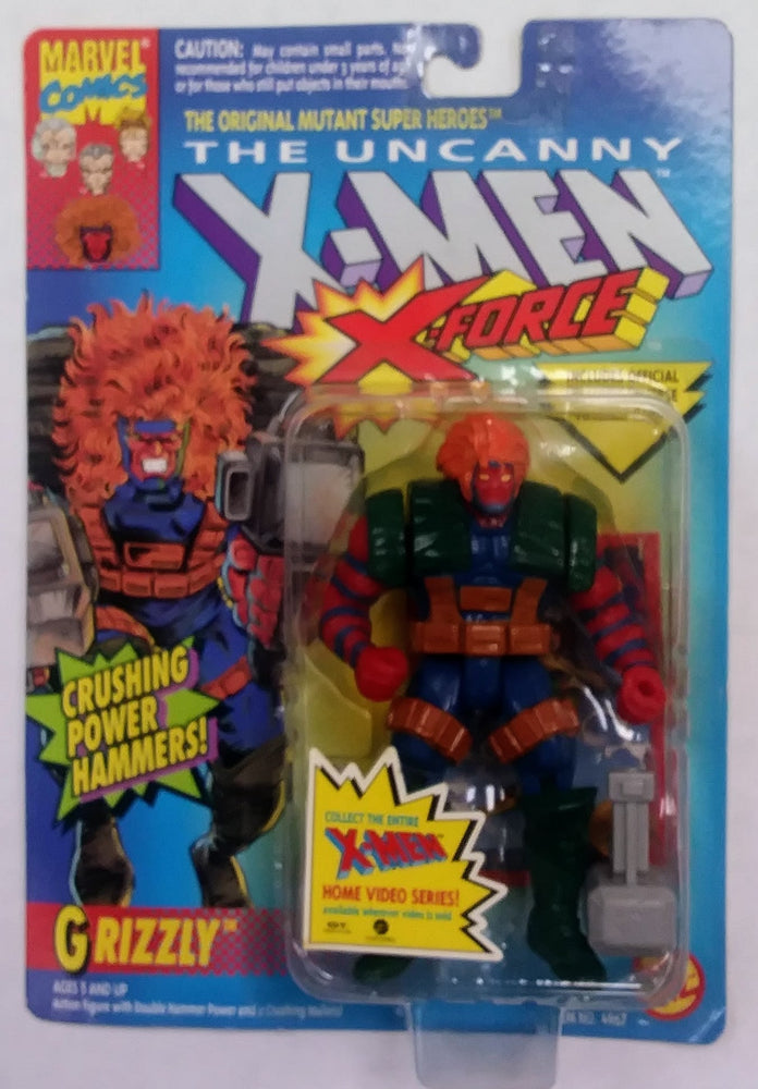 Marvel carded action figure - Grizzly (X-Force) (ONLINE ORDER ONLY)