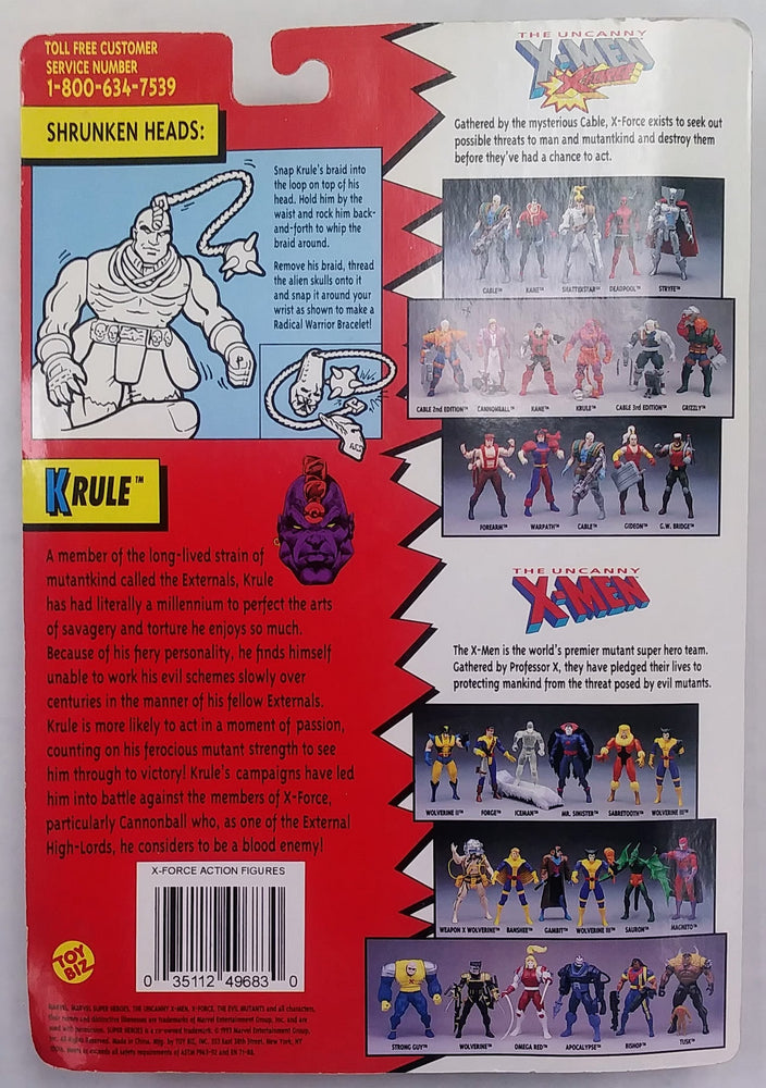 Marvel carded action figure - Krule (Evil Mutants) (ONLINE ORDER ONLY)
