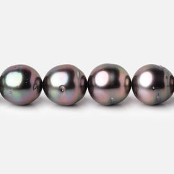 10-11.5mm Tahitian Round Saltwater Pearls 16 inch 37 pieces AA (ONLINE ORDER ONLY)