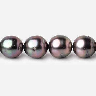 10-11.5mm Tahitian Round Saltwater Pearls 16 inch 37 pieces AA (ONLINE ORDER ONLY)