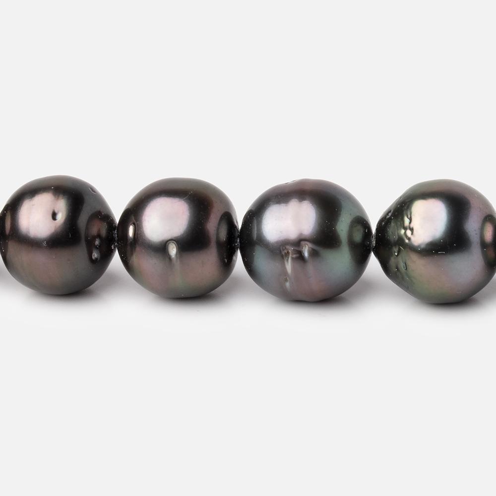 10-12mm Tahitian Round Saltwater Pearls 16 inch 36 pieces AA (ONLINE ORDER ONLY)