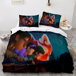 2022 Cartoon Turning Red Bedding Set Quilt Duvet Cover Bedding Sets (Online Order Only)