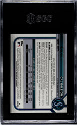 Graded 2022 Topps Bowman Chrome Cal Raleigh #51 Rookie RC Baseball Card SGC 9 Mint (ONLINE ORDER ONLY)