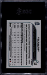 Graded 2022 Topps Chrome Cal Raleigh #149 Rookie RC Baseball Card SGC 9 Mint (ONLINE ORDER ONLY)