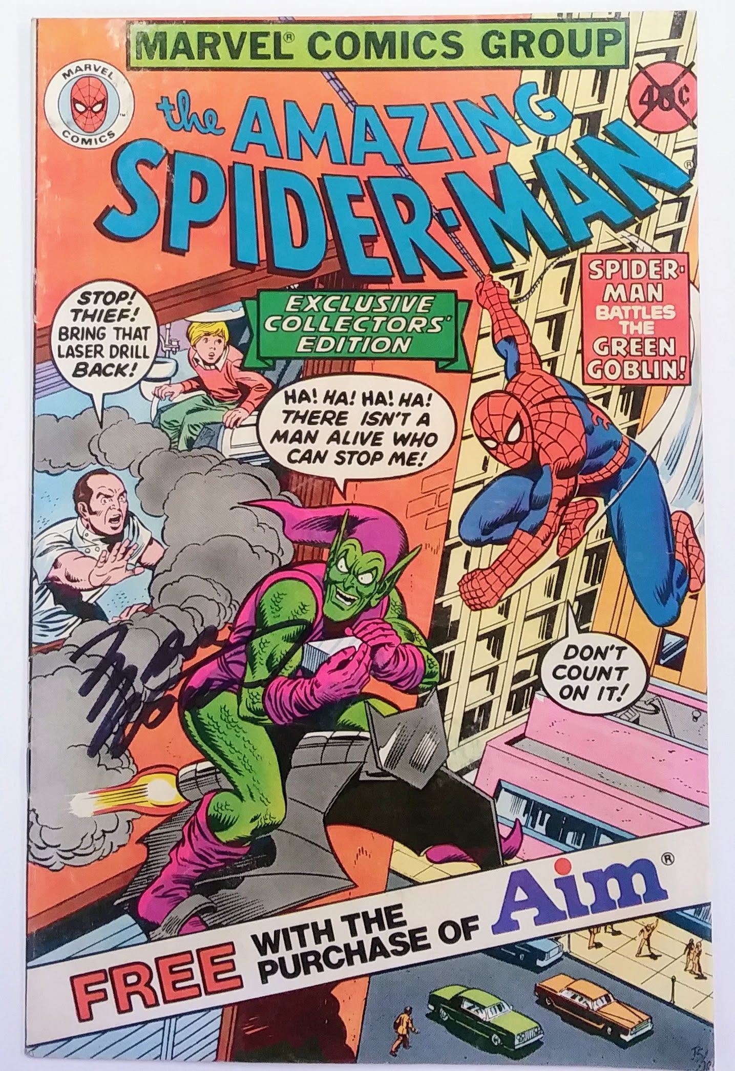 Marvel Comics: Amazing Spider-Man Aim Giveaway #1 (Signed) (ONLINE ORDER ONLY)