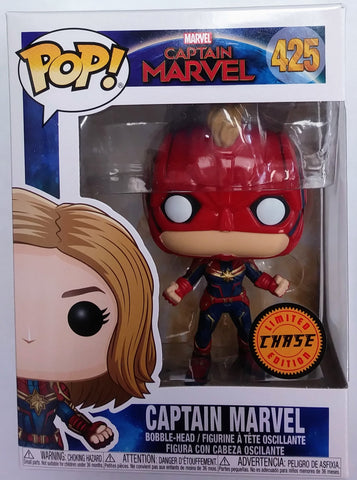 Marvel Funko Pop - Captain Marvel (Chase) (ONLINE ORDER ONLY)