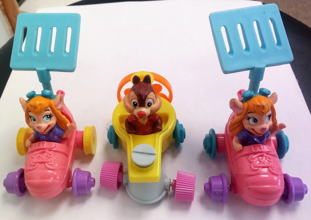 Disney Happy Meal toy set - Chip N' Dale Rescue Rangers (1989) (ONLINE ORDER ONLY)