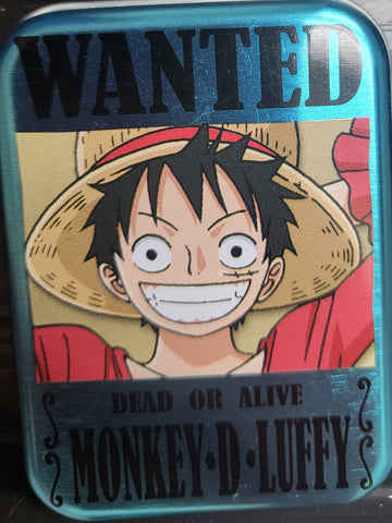 One Piece Monkey D. Luffy wanted poster Tin Box