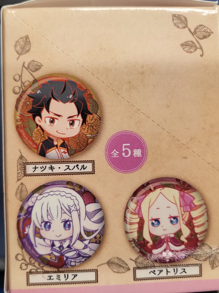 Re:Zero -Starting Life in Another World- Toji Colle Can Badge Vol.2 Button Set 1 Box (5 pcs)