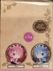Re:Zero -Starting Life in Another World- Toji Colle Can Badge Vol.2 Button Set 1 Box (5 pcs)