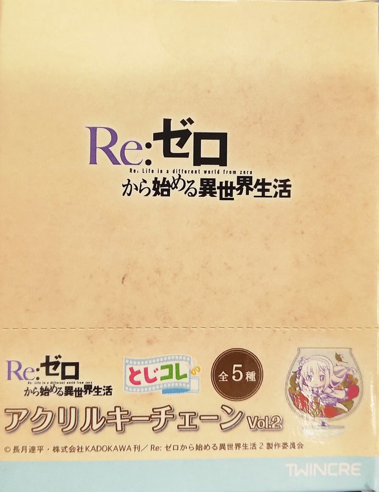 Re:Zero - Starting Life in Another World - Toji Colle Acrylic Keychain Vol.2 Key Chain Set 1 Box (5 pcs)