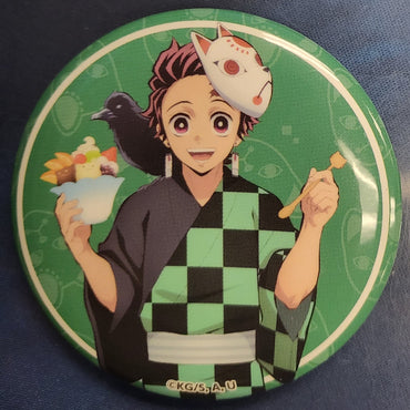 Tanjiro Kamado Demon Slayer: Kimetsu no Yaiba Christmas Event 56 mm metal badge (Normal Ver)