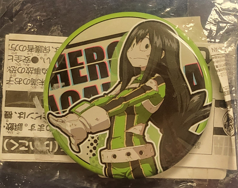 My Hero Academia Can Badge Button Tsuyu one battle tin badge gacha