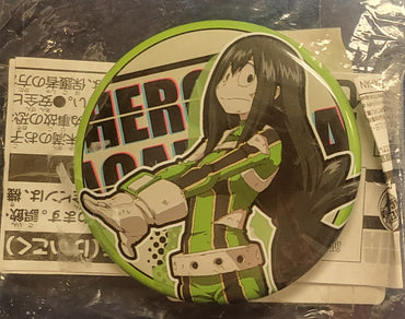 My Hero Academia Can Badge Button Tsuyu one battle tin badge gacha