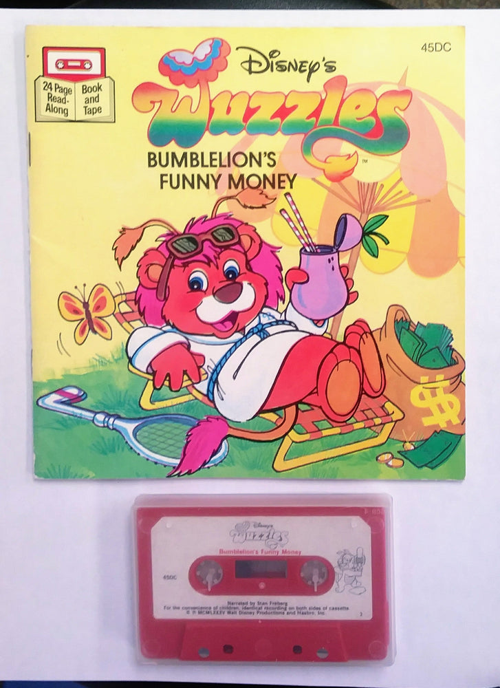 Wuzzles Book and Tape - Bumbelion's Funny Money (ONLINE ORDER ONLY)