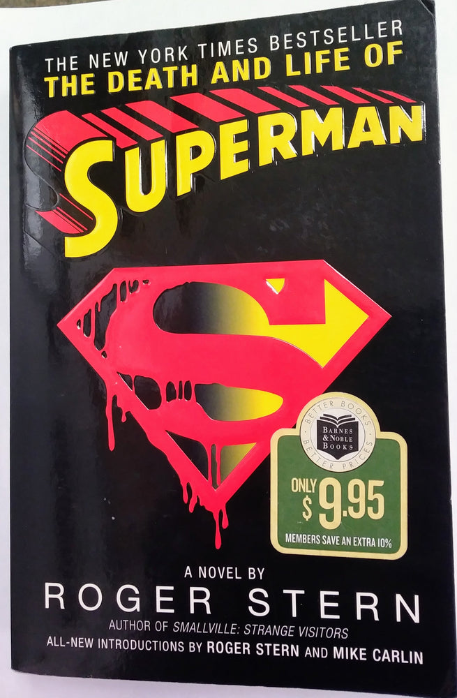 DC Paperback Novel: The Death & Life of Superman (ONLINE ORDER ONLY)