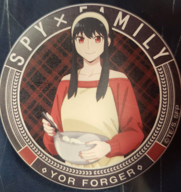 SPY x FAMILY Yor Forger cooking Can Badge Pins  Button 55mm (New) Japanese Rare