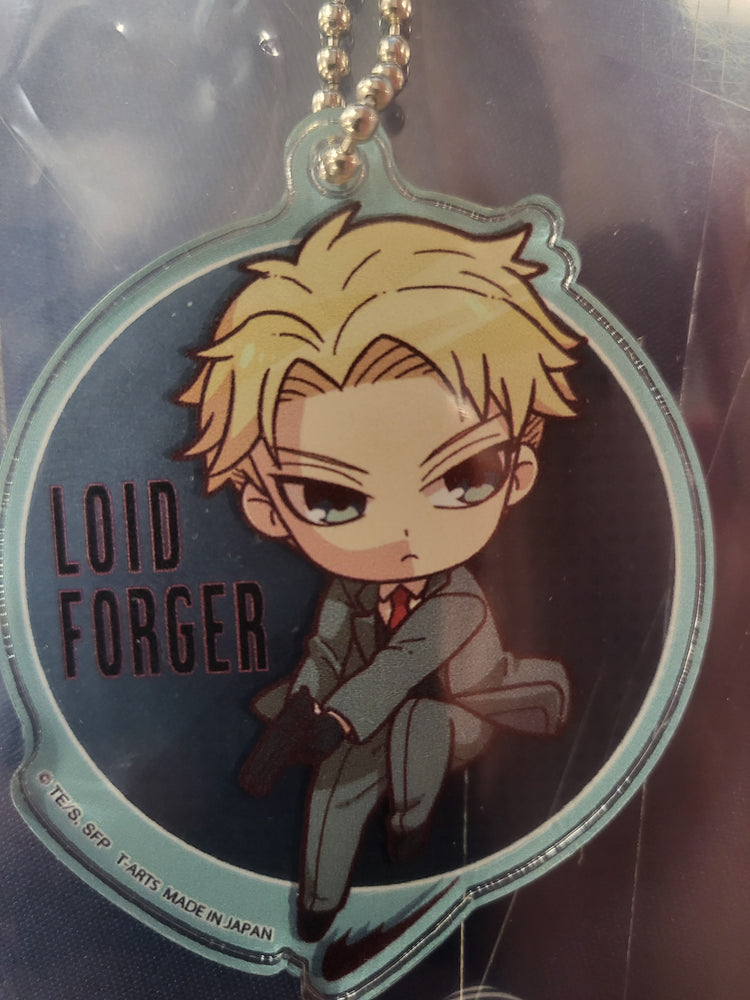 SPY x FAMILY  Loid Forger chibi acrylic Keychain Made in Japan Rare