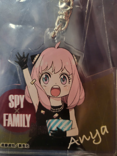 SPY x FAMILY  Anya Forger acrylic Keychain Japanese Rare (In fancy black dress)