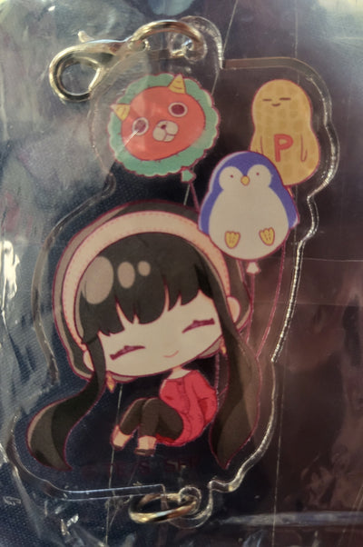 Spy X Family Yor Forger Tsunagaru! Acrylic Keychain zipper pull Charm (balloon)