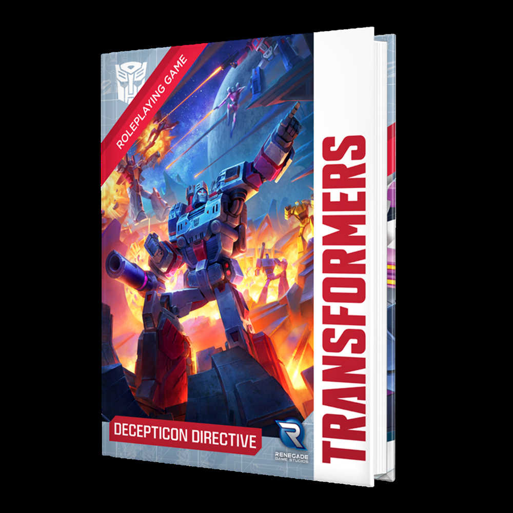 Transformers Role Playing Game Decepticon Directive Sourcebook Hardcover