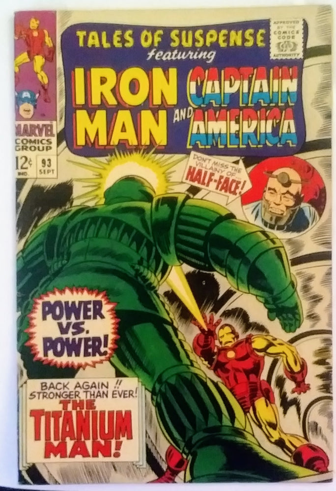 Tales of Suspense #093, Marvel Comics (September 1967, FN-) (ONLINE ORDER ONLY)