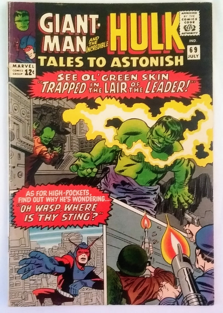 Tales to Astonish #069, Marvel Comics (July 1965, VG-) (ONLINE ORDER ONLY)