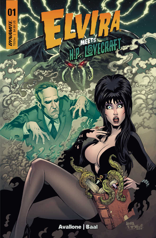 Elvira Meets Hp Lovecraft #1 Cover A Acosta (ONLINE ORDER ONLY)