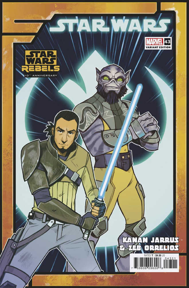 Star Wars 43 Caspar Wijngaard Jarrus And Zeb Rebels 10th Anniversary Variant (ONLINE ORDER ONLY)