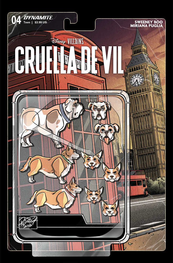 Disney Villains Cruella De Vil #4 Cover D Action Figure (ONLINE ORDER ONLY)