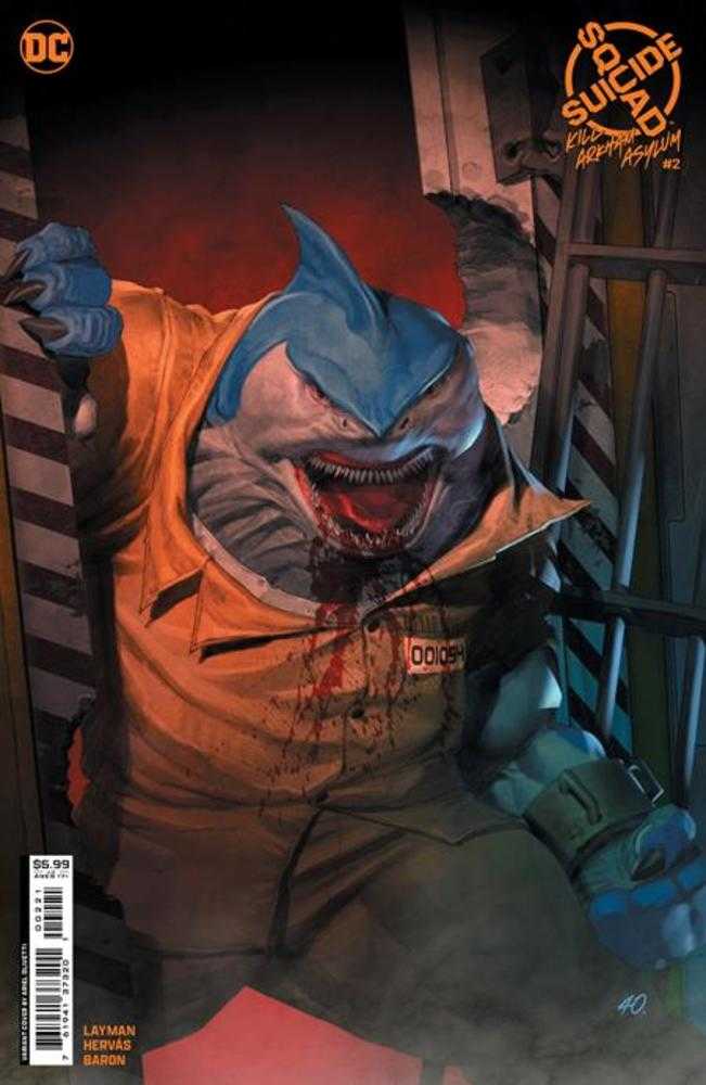 Suicide Squad Kill Arkham Asylum #2 (Of 5) Cover B Ariel Olivetti Card Stock Variant (Mature) (ONLINE ORDER ONLY)
