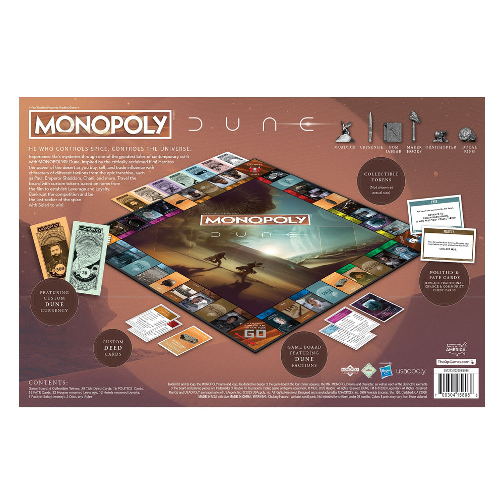MONOPOLY®: Dune (ONLINE ORDER ONLY)