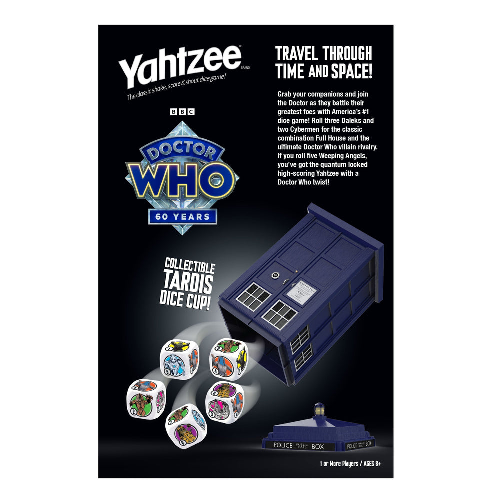 YAHTZEE®: Doctor Who TARDIS 60th Anniversary (ONLINE ORDER ONLY)