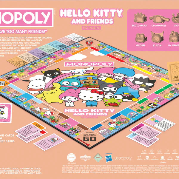 MONOPOLY®: Hello Kitty® and Friends Premium (ONLINE ORDER ONLY)