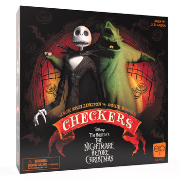 Checkers: Disney Tim Burton The Nightmare Before Christmas (ONLINE ORDER ONLY)